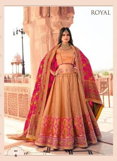 VOL-21 BY ROYAL BANARASI SILK LEHENGA CHOLI MANUFACTURER IN INDIA